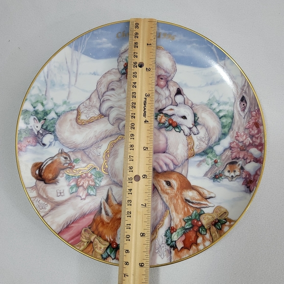 Fitz & Floyd Santas Journey Through The Snowy Woods Of Home Christmas Pl… - Picture 8 of 11